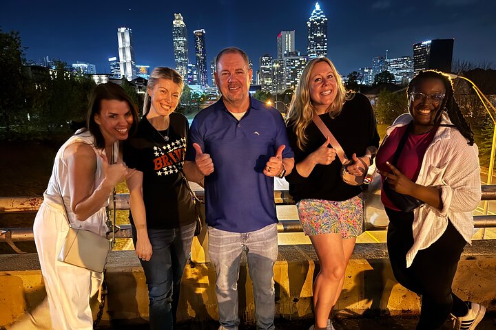 City Lights Atlanta Night-Time Bus Tour with Photos & Dinner Stop