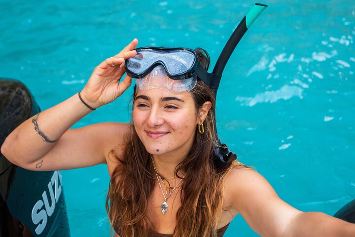 Alcudia: 3H Sightseeing, Sea Caves & Snorkel Speedboat Tour