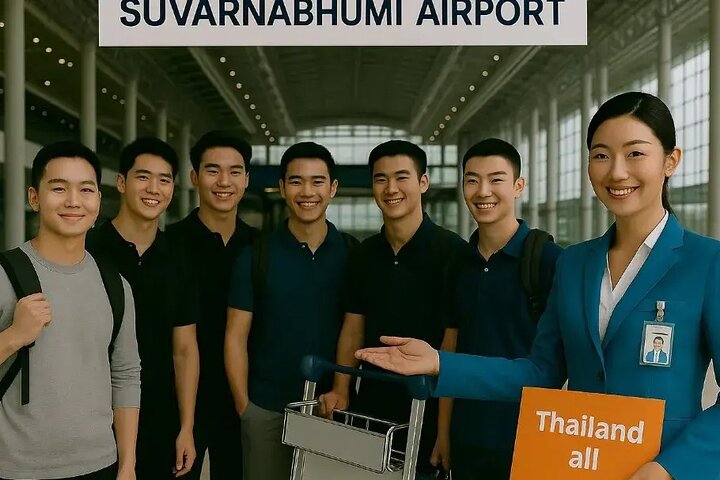 Priority Fast Track Entry at Bangkok Airport with Guide