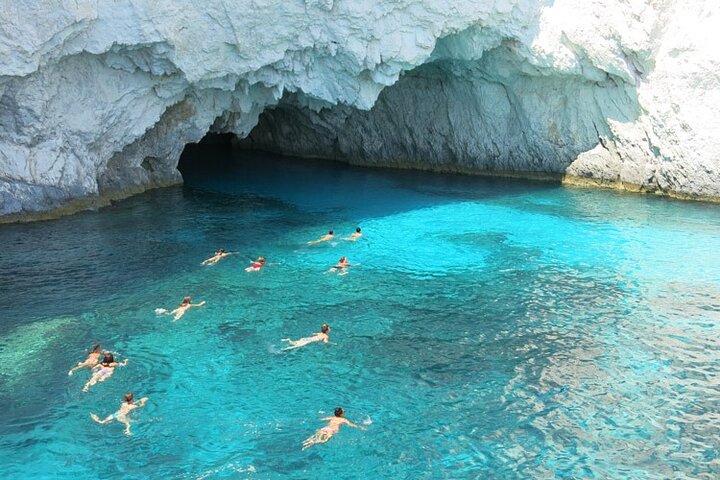 Zakynthos Cruise to Marathonisi, Keri Caves & Turtle Spotting