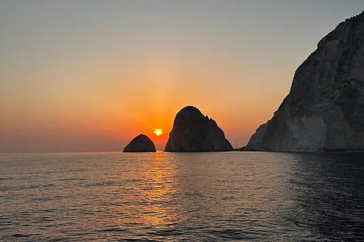 Zakynthos Turtle Spotting & Sunset Cruise to Myzithres with Wine