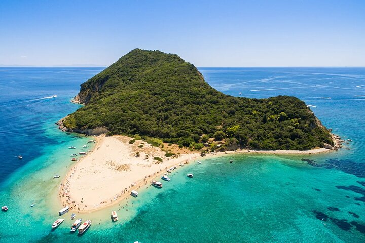 Zakynthos Turtle Spotting & Sunset Cruise to Myzithres with Wine