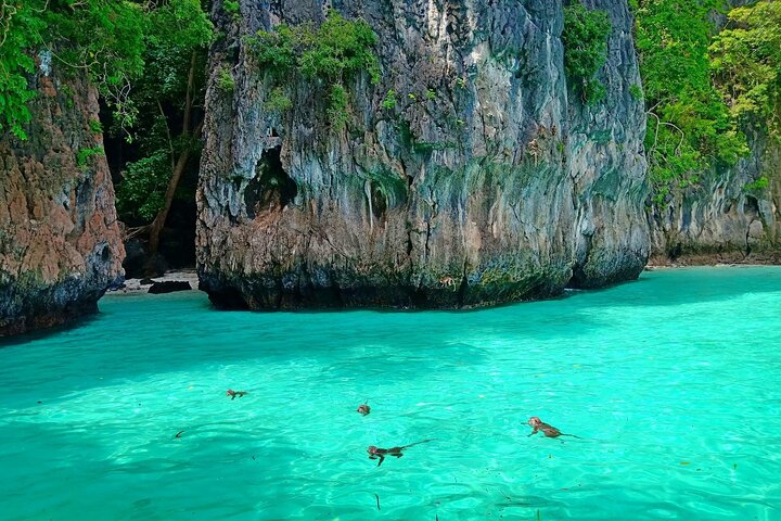 Phi Phi Early Bird & 4 Islands - Day Tour by Speedboat From Krabi