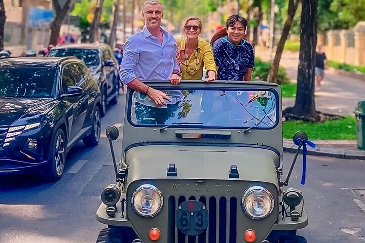 Ho Chi Minh City Private Half-Day Tour by U.S Army Jeep