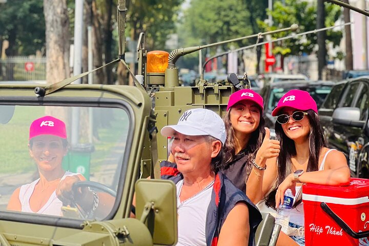 Ho Chi Minh City Private Half-Day Tour by U.S Army Jeep