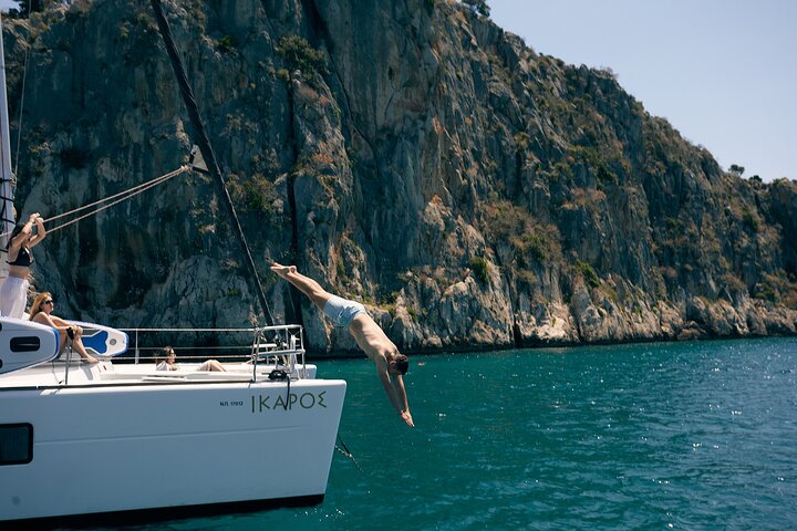 Catamaran Cruise in Nafplio | Greek Buffet & Open Bar
