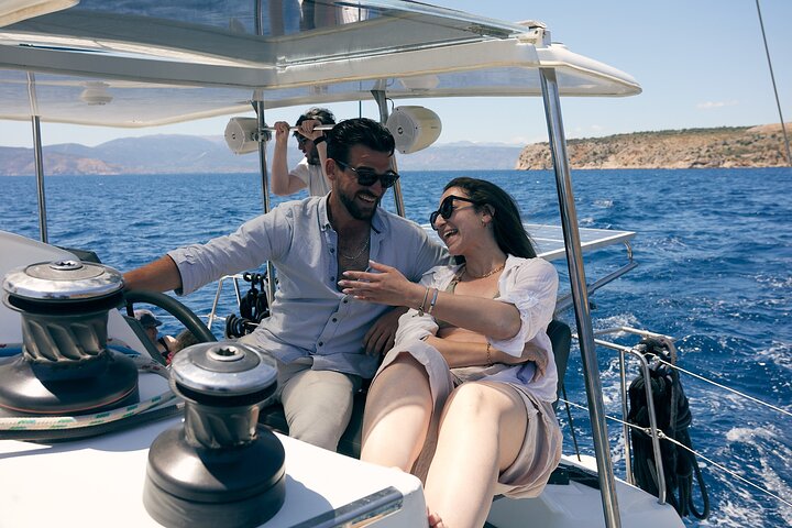 Catamaran Cruise in Nafplio | Greek Buffet & Open Bar