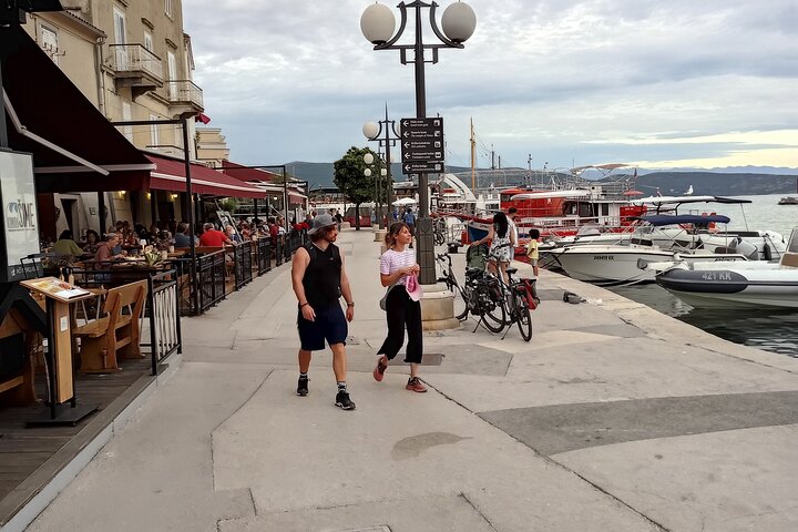 Evening Boat Trip: Punat to Krk City + 2 Hours Free Time