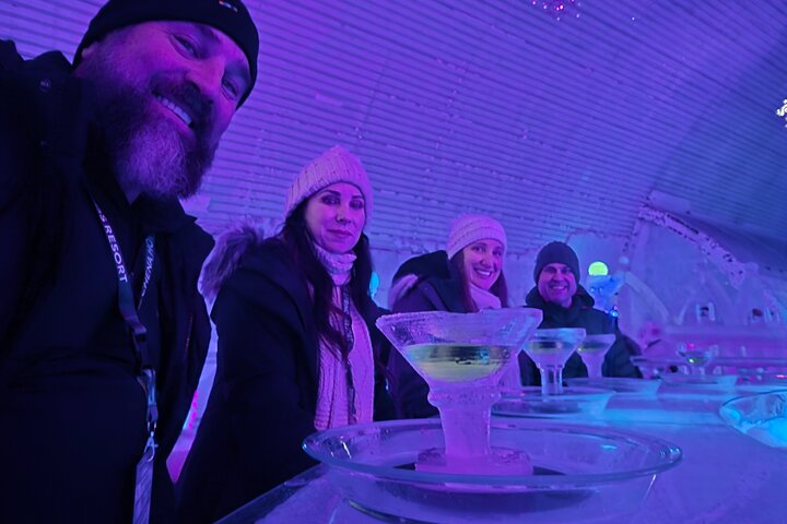 Midnight Sun Magic Chena Hot Springs Soak and Ice Museum Tour