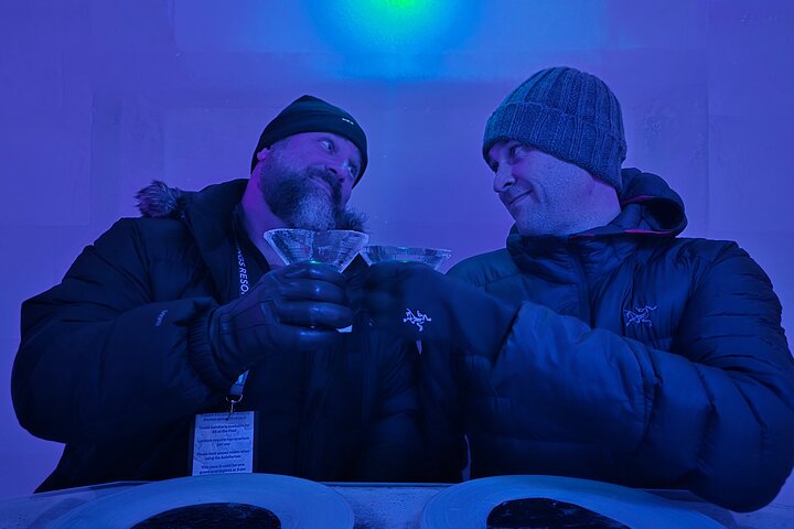 Midnight Sun Magic Chena Hot Springs Soak and Ice Museum Tour
