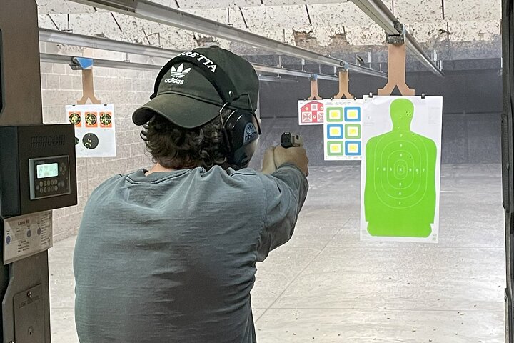 Bullets & BBQ at Indoor Shooting Range in St. Louis County