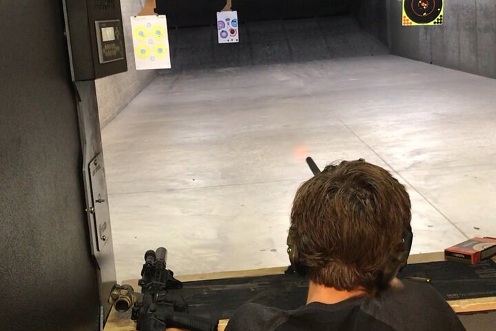 Bullets & BBQ at Indoor Shooting Range in St. Louis County