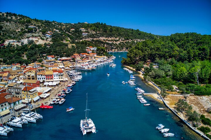 Paxos Antipaxos Blue Caves Cruise from Corfu with Swimming Stops