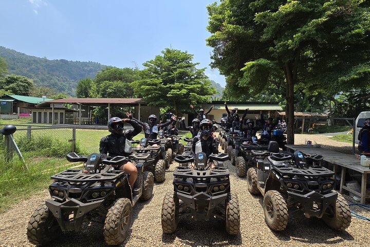 Sticky waterfall ATV and White water rafting Adventures