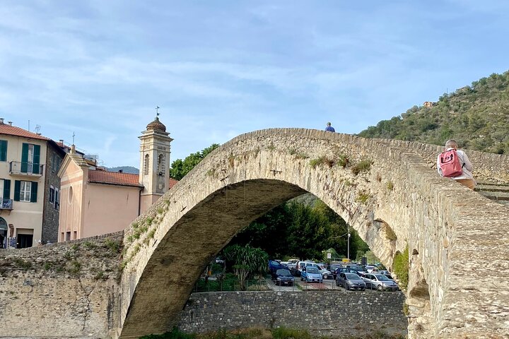 Day on a Vespa among the Ligurian villages of the Riviera dei Fiori.
