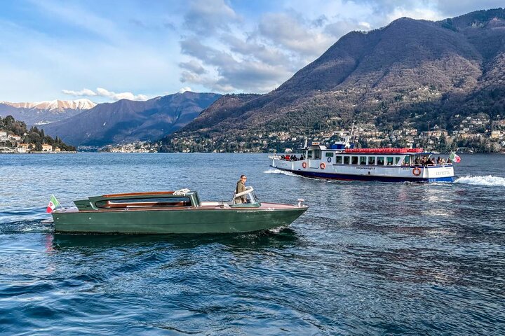Lake Como Private Wooden Boat Tour & Italian Glamour