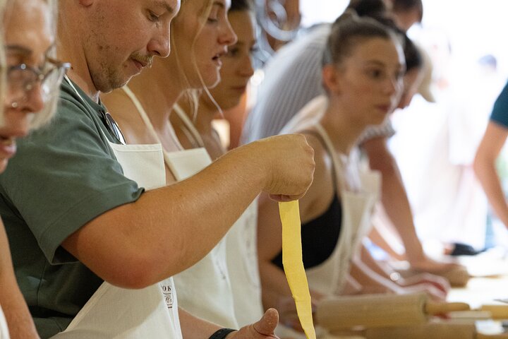 Pasta Cooking Class with Unlimited Wine in Florence