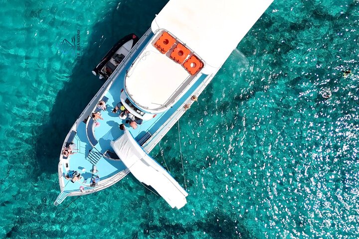 Blue Lagoon cruise: giant slide & Paphos hotel transfers