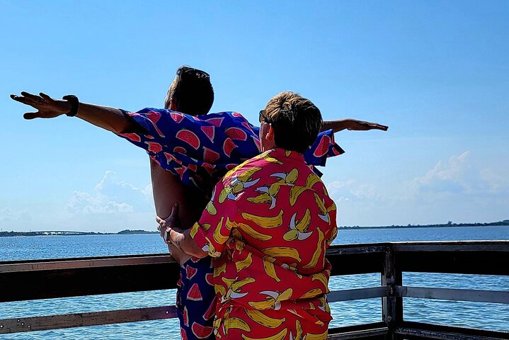 Private Tiki Boat Beach from Tybee Island Swim and Chill