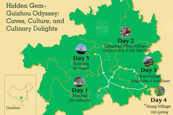 5 Days Guizhou Cave Tour Culture and Culinary Delights