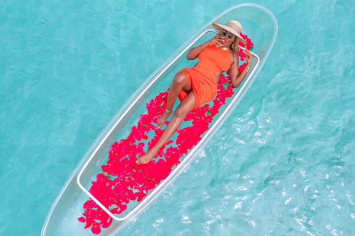 Curacao Clear Kayak Photoshoot + FREE Videoshoot,Cocktails,Shots!