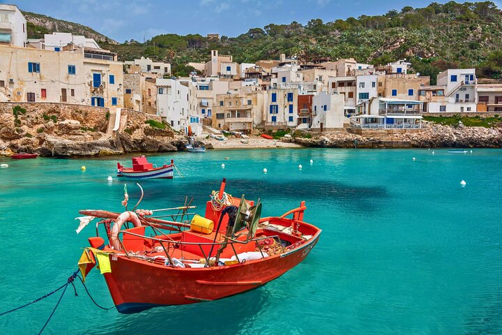 Favignana and Levanzo Day Trip Egadi Islands with Lunch from Trapani