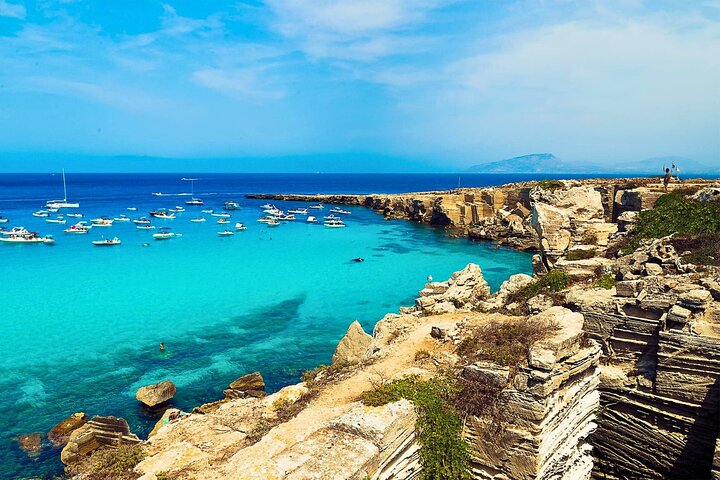 Favignana and Levanzo Day Trip Egadi Islands with Lunch from Trapani