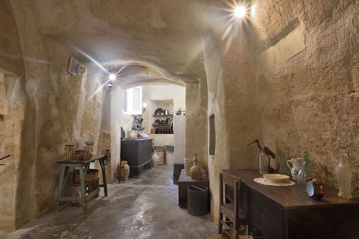 Matera by Night. Entrance fees included Cave House and Rock Church.