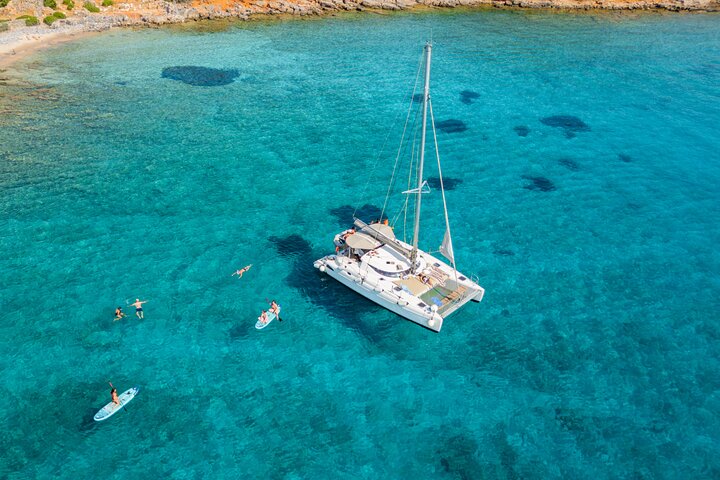 Agios Nikolaos: Kolokytha and Spinalonga Catamaran with Meal