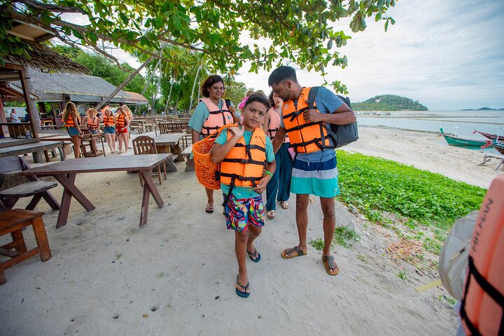 Pink Dolphin and Pig Island Snorkeling Tour from Koh Samui