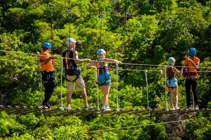 Koh Phangan Zipline Adventure with Wang Sai Waterfall View