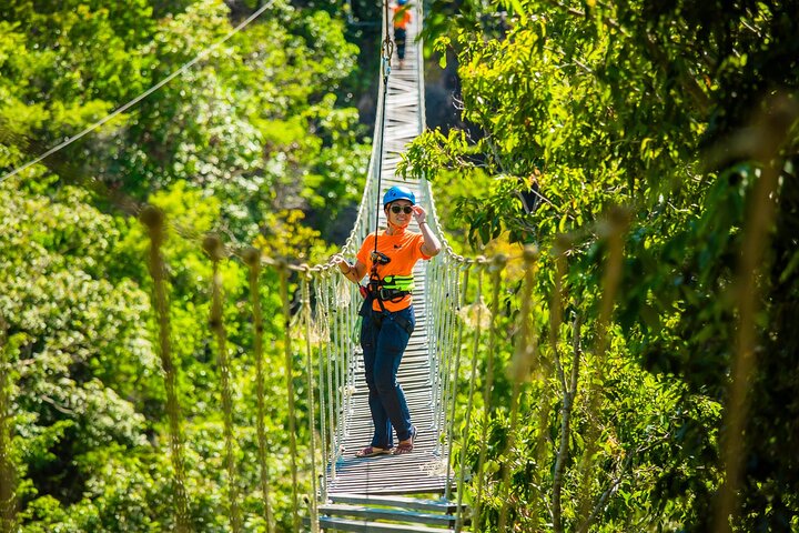 Koh Phangan Zipline Adventure with Wang Sai Waterfall View