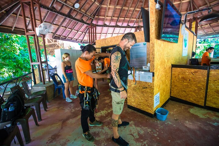 Koh Phangan Zipline Adventure with Wang Sai Waterfall View