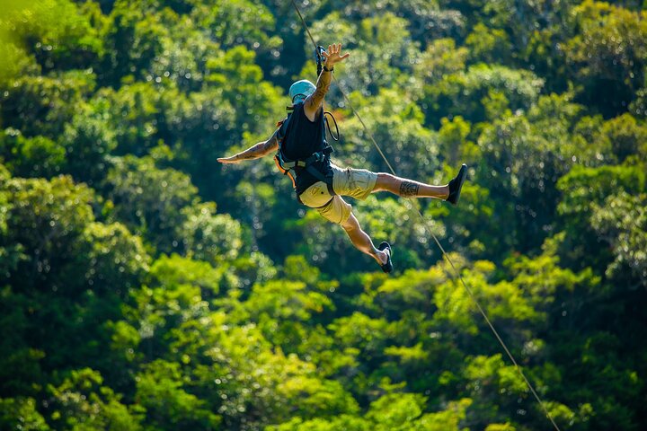 Koh Phangan Zipline Adventure with Wang Sai Waterfall View