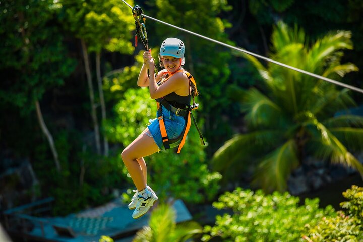 Koh Phangan Zipline Adventure with Wang Sai Waterfall View