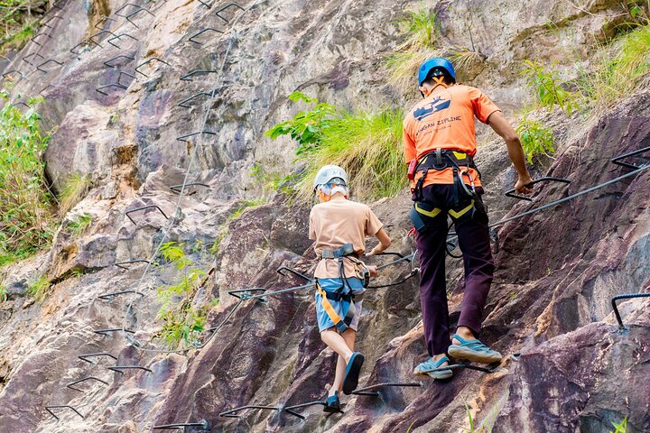 Koh Phangan Zipline Adventure with Wang Sai Waterfall View