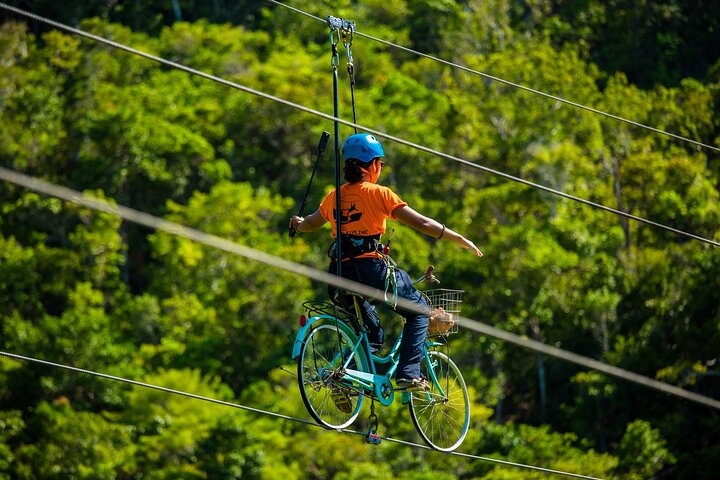 Koh Phangan Zipline Adventure with Wang Sai Waterfall View