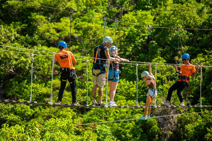 Koh Phangan Zipline Adventure with Wang Sai Waterfall View