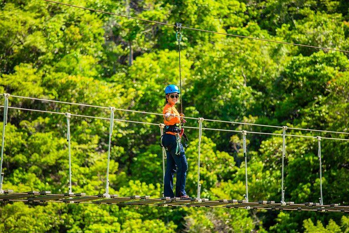 Koh Phangan Zipline Adventure with Wang Sai Waterfall View