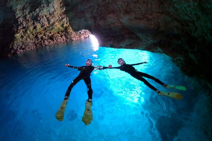 Blue Cave & Tropical Fish Private Snorkeling !Free Photo Gift