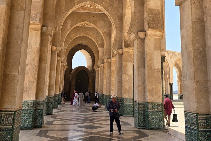 Day Trip from Rabat to Casablanca with Hassan II Mosque Ticket