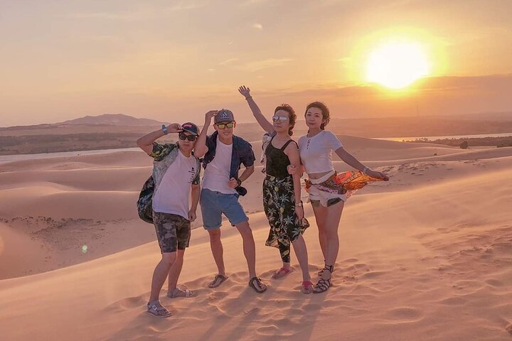 A Mui Ne Group with Jeep tour and Quad Bike ATV with Driver