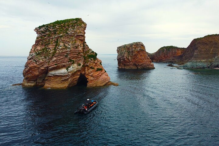 Sea excursion at sunset