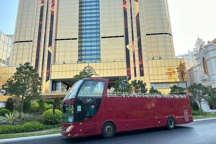 Macau Hop-On Hop-Off Open Top Sightseeing Bus Tour