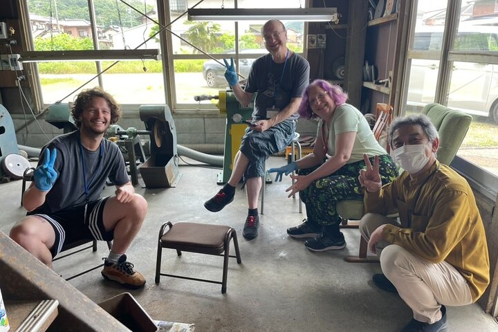 Luxury Damascus Knife Making Experience Tour from Nagoya