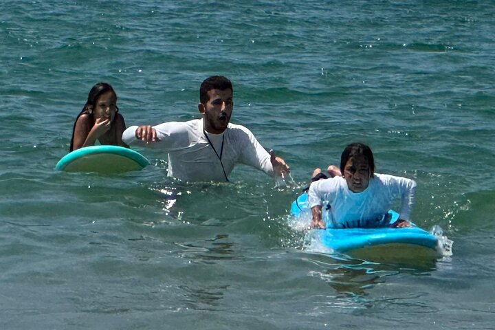 Professional Surfing Lessons at Beach Club TLV in Tel Aviv