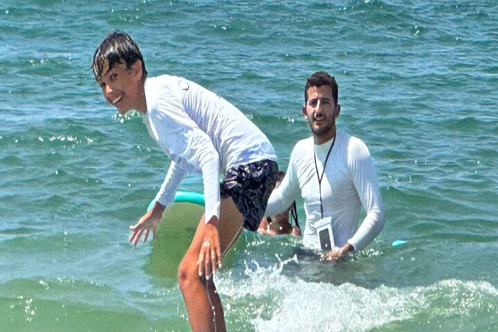 Professional Surfing Lessons at Beach Club TLV in Tel Aviv