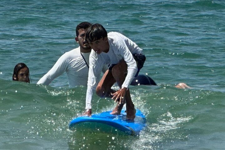 Professional Surfing Lessons at Beach Club TLV in Tel Aviv