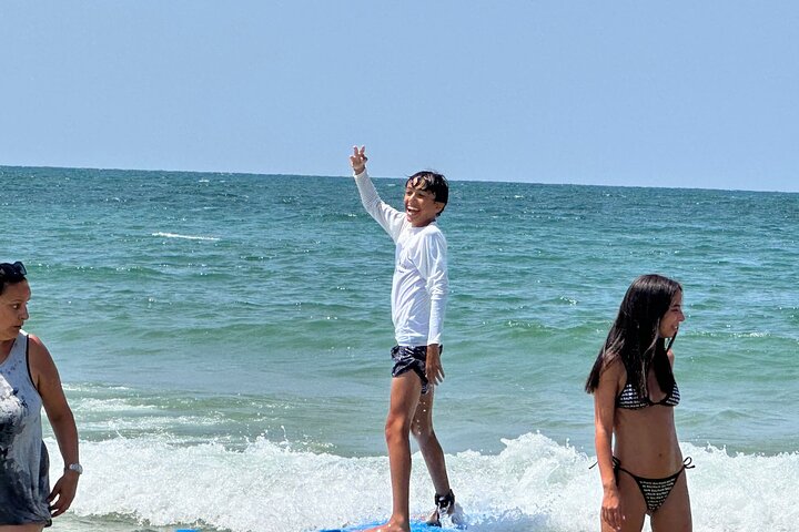 Professional Surfing Lessons at Beach Club TLV in Tel Aviv