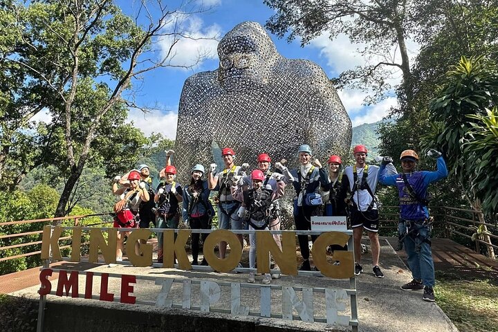 Kingkong Smile Zipline - Longest Highest Zipline in Chiang Mai